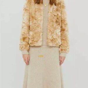 Reiss Cream Teddy Jacket